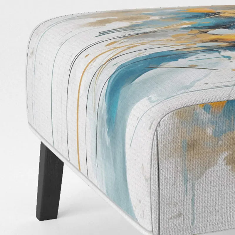 Designart Chaise d'appoint rembourrée minimaliste élégante sarcelle et or et fauteuil moderne et contemporain - Couleurs multiples