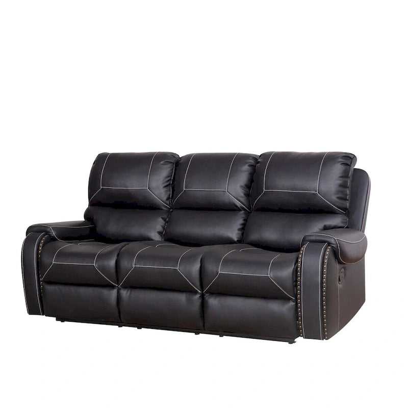 Ensemble de canapé sectionnel fonctionnel collection de sièges inclinables contemporains