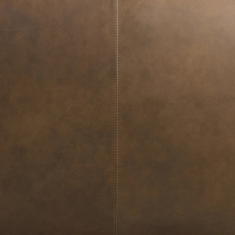 Canapé d'appartement Napa 72 Poly & Bark - Cuir véritable pleine fleur italien