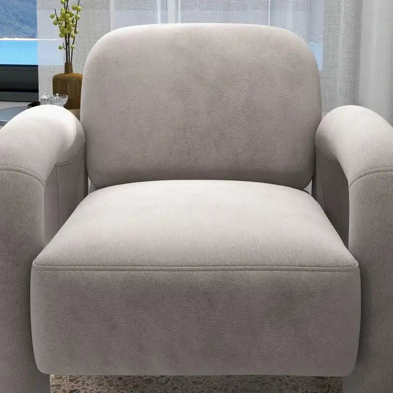 Fauteuil d'appoint SEYNAR moderne du milieu du siècle en velours pour salon