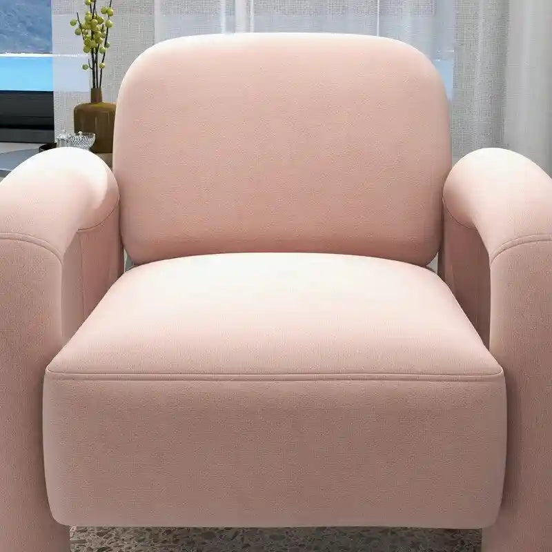 Fauteuil d'appoint SEYNAR moderne du milieu du siècle en velours pour salon