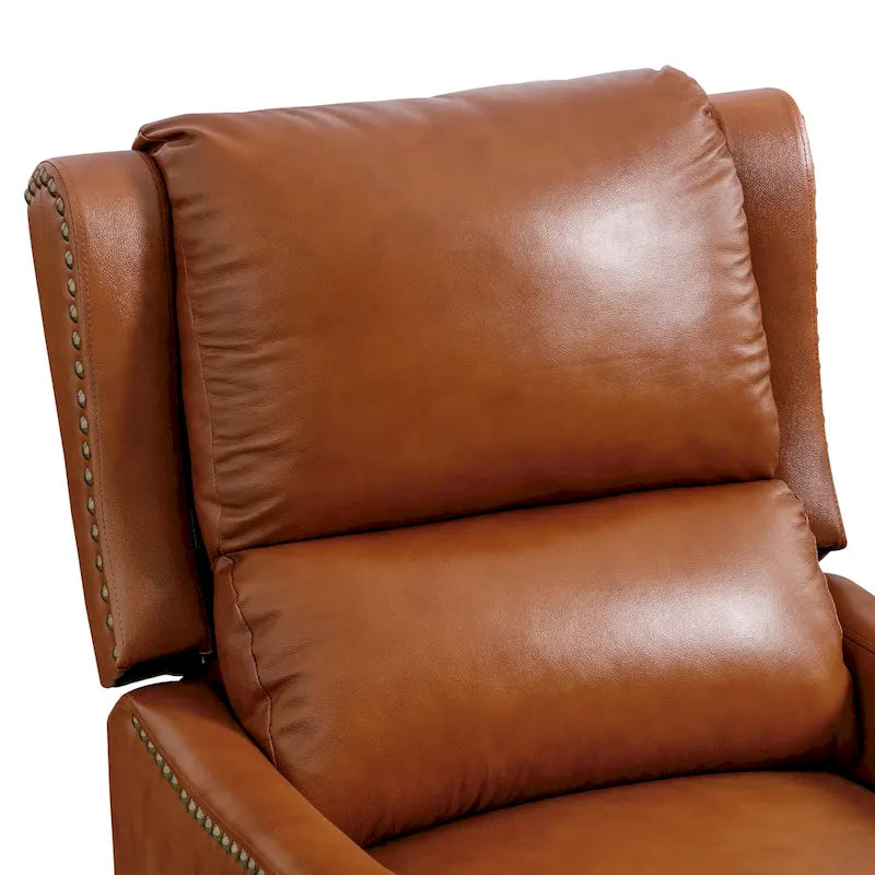 Fauteuil Inclinable en Cuir COZYMAN, Fauteuil de Salon Confortable