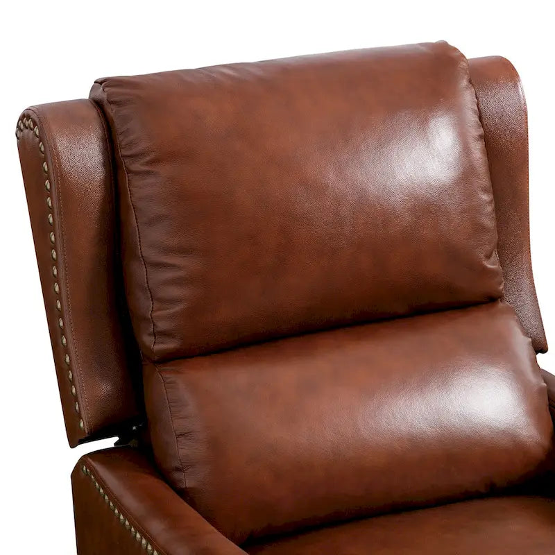 Fauteuil Inclinable en Cuir COZYMAN, Fauteuil de Salon Confortable