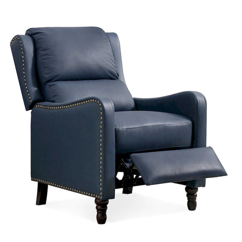 Fauteuil Inclinable en Cuir COZYMAN, Fauteuil de Salon Confortable