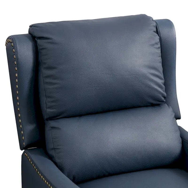 Fauteuil Inclinable en Cuir COZYMAN, Fauteuil de Salon Confortable