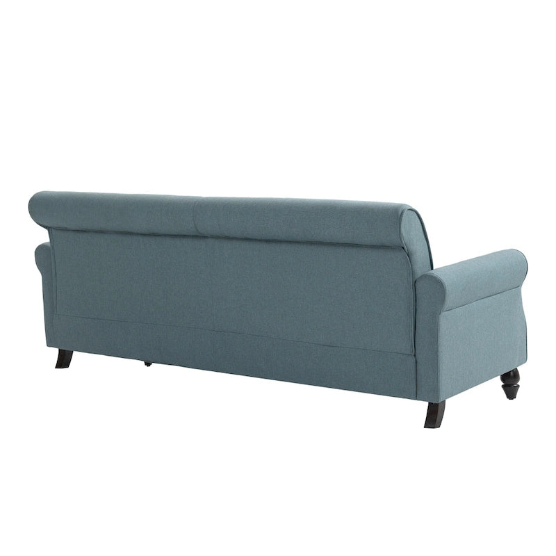 Canapé rembourré moderne de 73 po avec causeuse