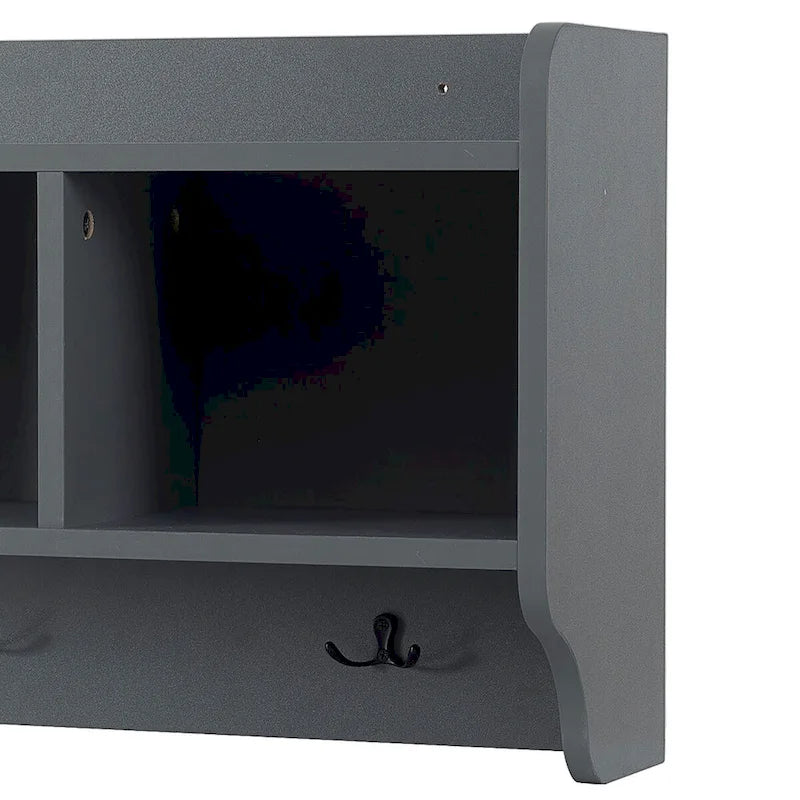 Porte-manteau modulaire multifonctionnel en bois 4-en-1 sur pied