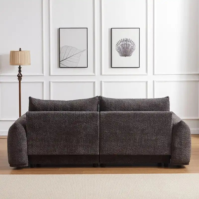 Canapé 90 confortable avec 2 coussins et 2 oreillers boules
