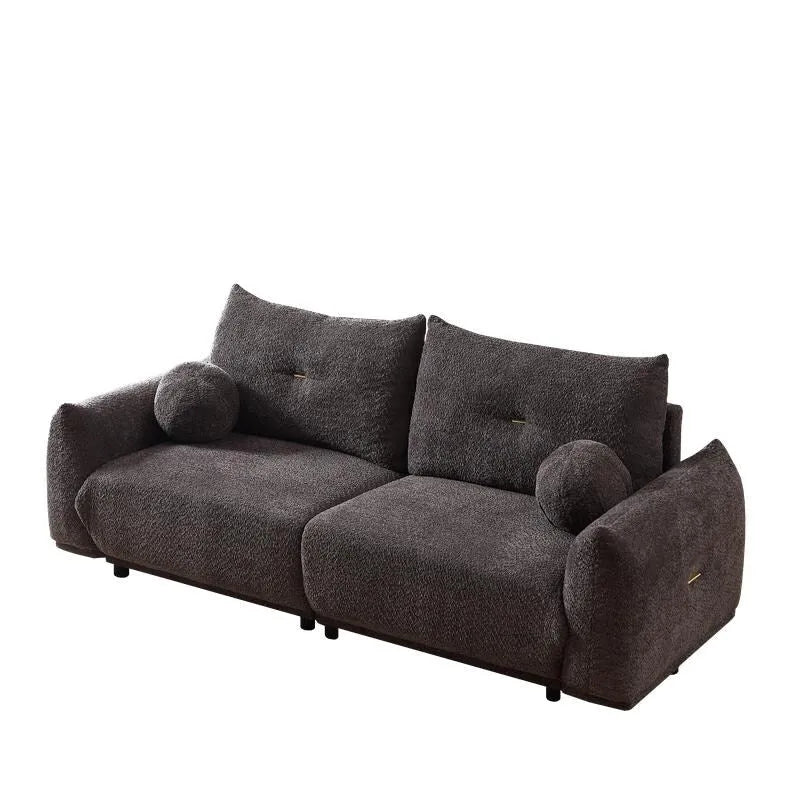 Canapé 90 confortable avec 2 coussins et 2 oreillers boules