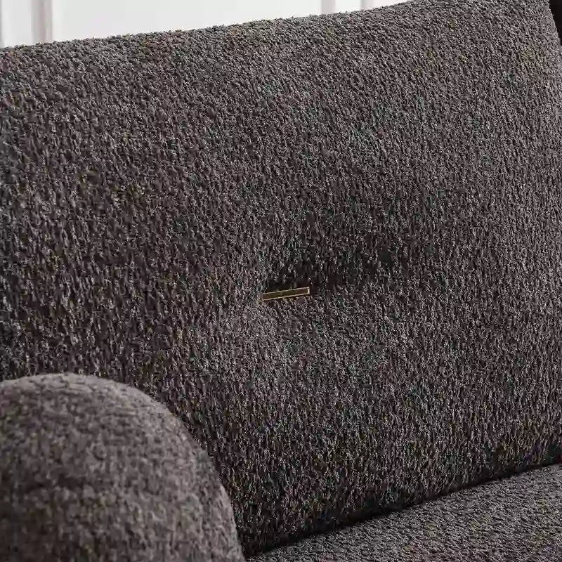 Canapé 90 confortable avec 2 coussins et 2 oreillers boules