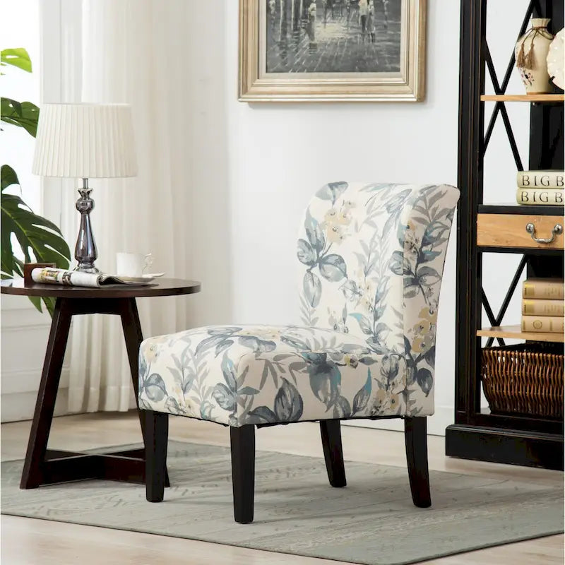 Fauteuil d'appoint contemporain sans accoudoirs