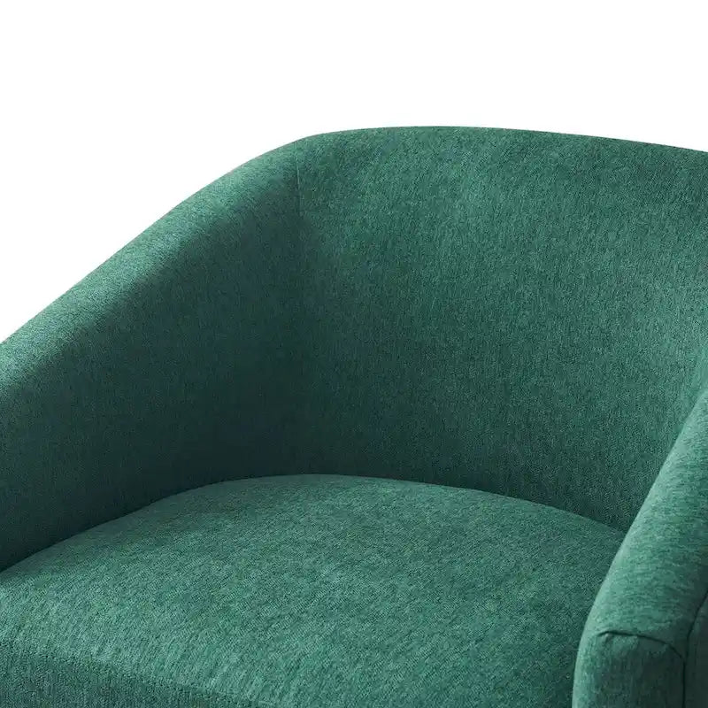 LUE BONA Ensemble de 2 fauteuils pivotants à 360° en bois rembourrés modernes pour salon