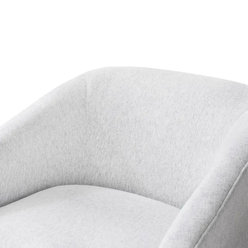 LUE BONA Ensemble de 2 fauteuils pivotants à 360° en bois rembourrés modernes pour salon