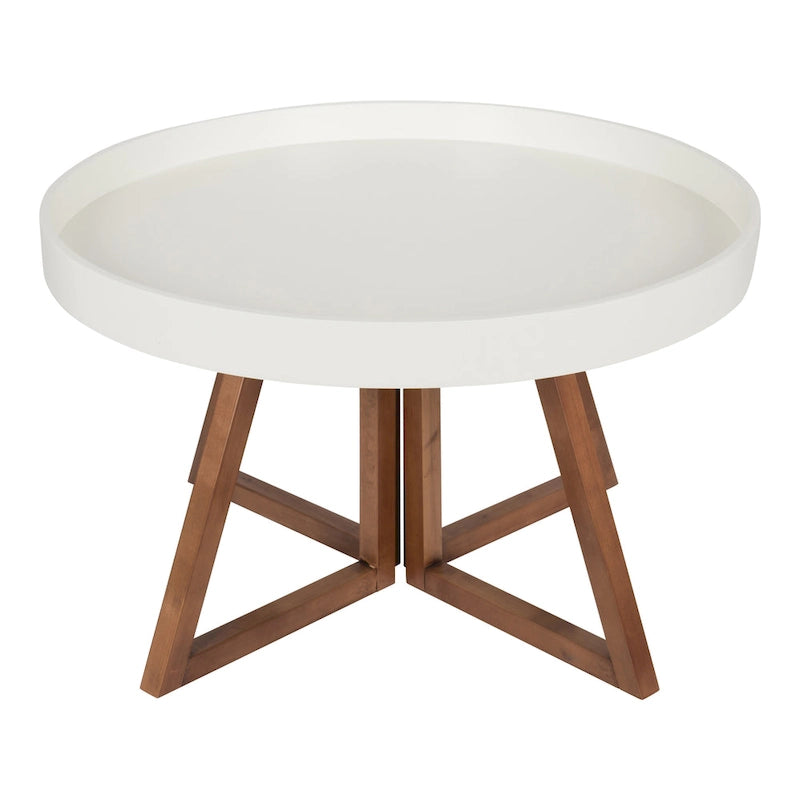 Table basse ronde Kate and Laurel Avery de 30 pouces - 30 po de diamètre