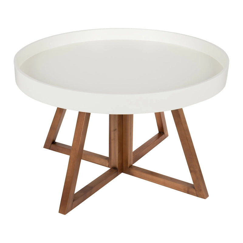 Table basse ronde Kate and Laurel Avery de 30 pouces - 30 po de diamètre