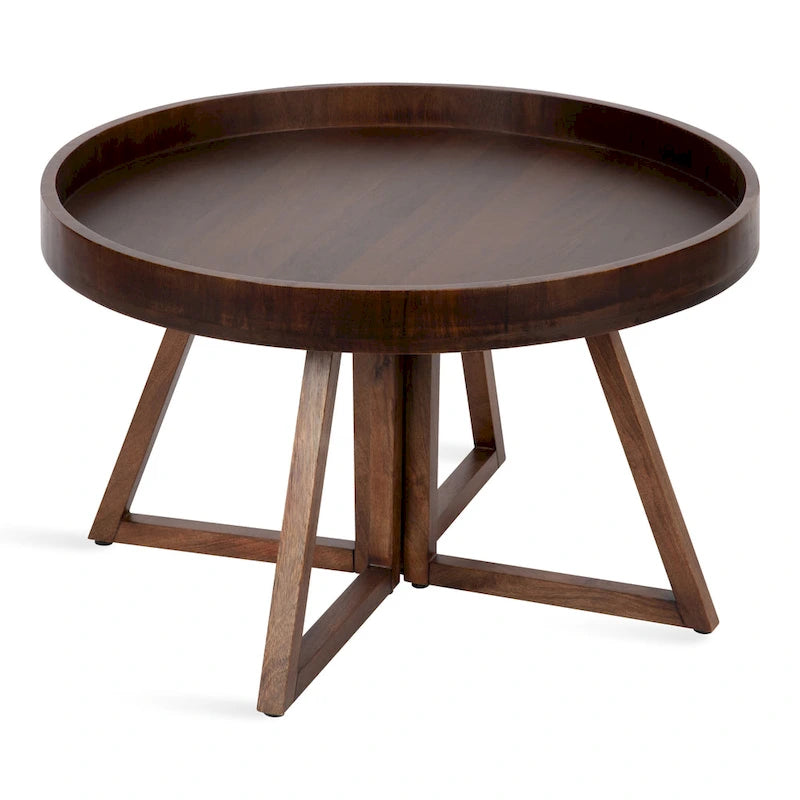 Table basse ronde Kate and Laurel Avery de 30 pouces - 30 po de diamètre