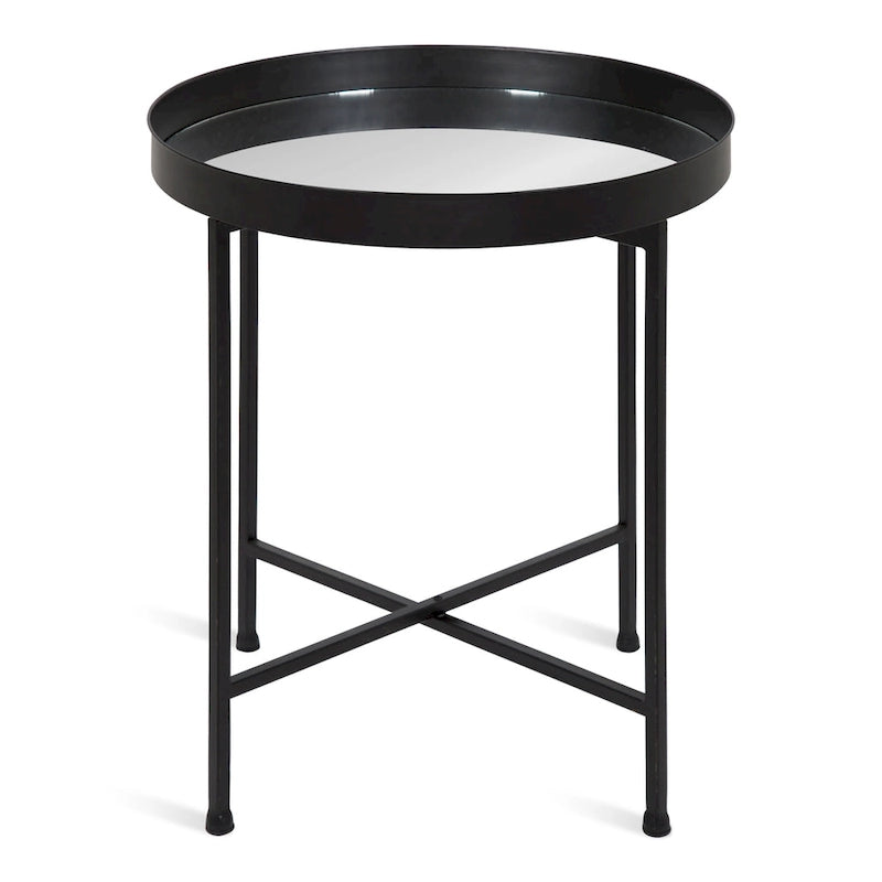 Table d'appoint ronde en métal Kate and Laurel Celia - 46,36x46,36x55,88 cm