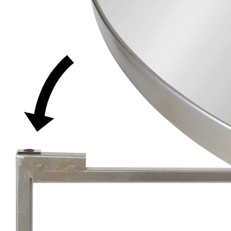 Table d'appoint ronde en métal Kate and Laurel Celia - 46,36x46,36x55,88 cm