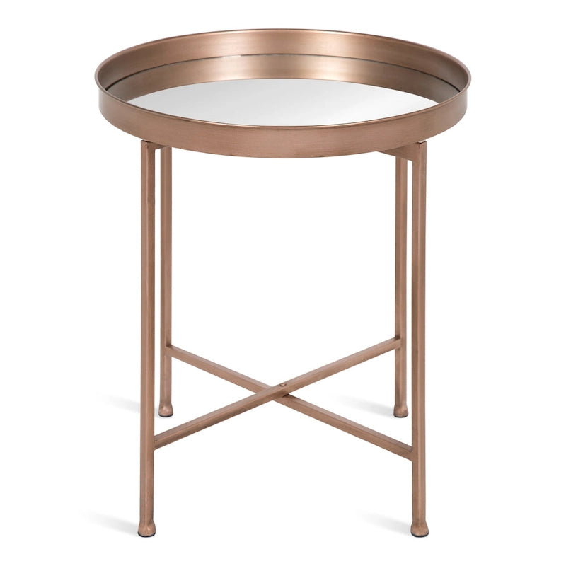 Table d'appoint ronde en métal Kate and Laurel Celia - 46,36x46,36x55,88 cm