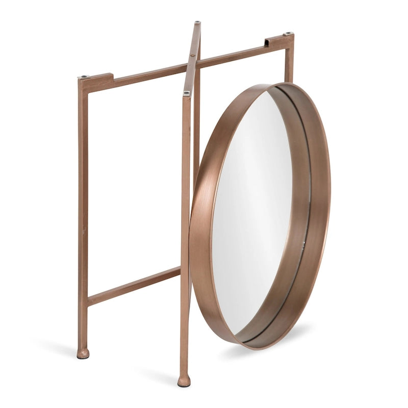 Table d'appoint ronde en métal Kate and Laurel Celia - 46,36x46,36x55,88 cm