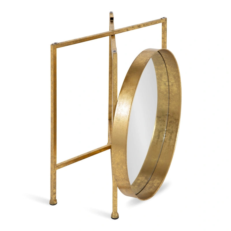 Table d'appoint ronde en métal Kate and Laurel Celia - 46,36x46,36x55,88 cm