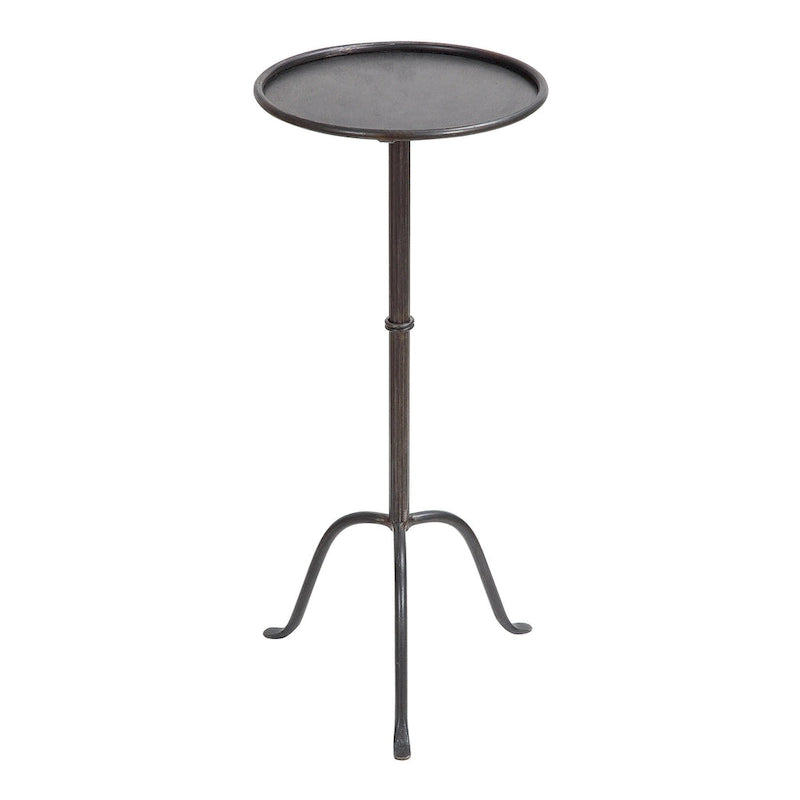 Table d'appoint ronde en métal