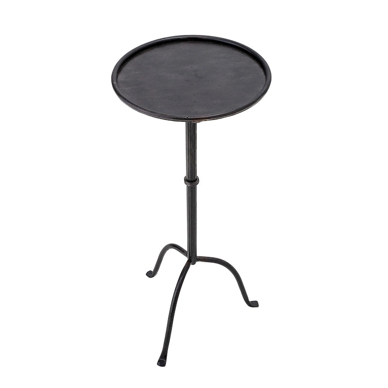 Table d'appoint ronde en métal