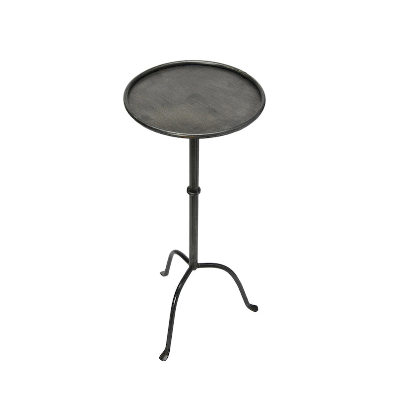 Table d'appoint ronde en métal