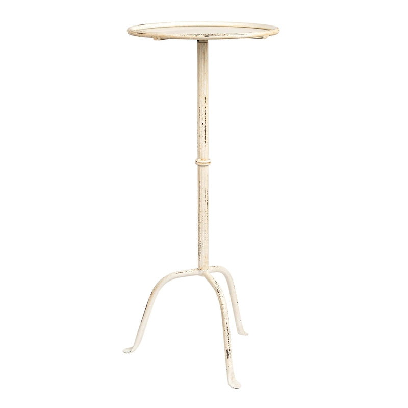 Table d'appoint ronde en métal