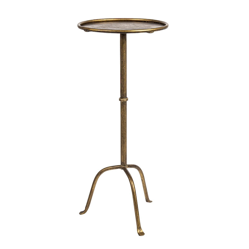 Table d'appoint ronde en métal