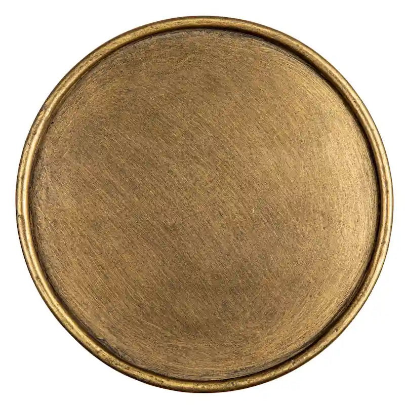 Table d'appoint ronde en métal