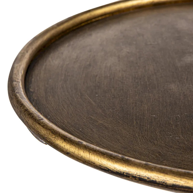 Table d'appoint ronde en métal