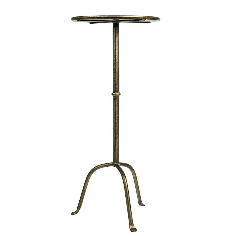 Table d'appoint ronde en métal