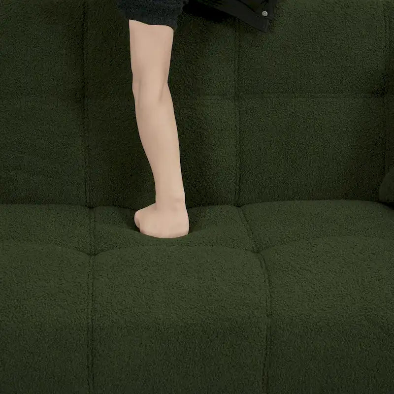 70.1 canapé-lit futon, canapé-lit double convertible avec accoudoirs pliables pour salons et petits espaces