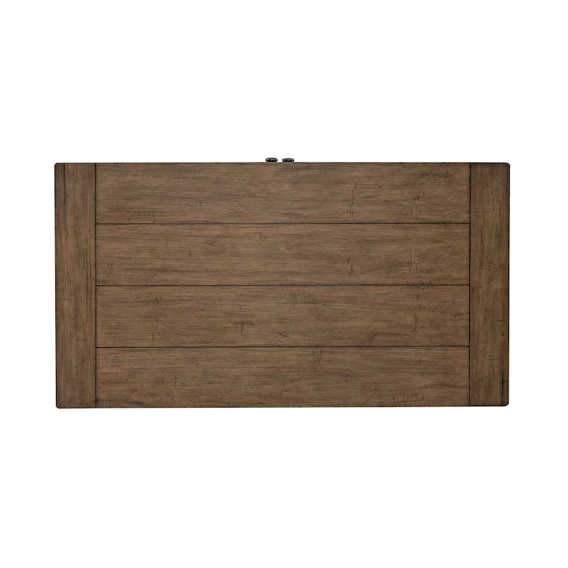 Table basse relevable Pinebrook Ridge, finition Toffee patiné