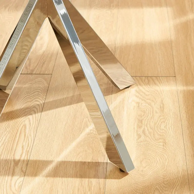 Table d'appoint avec plateau en verre de 19,7