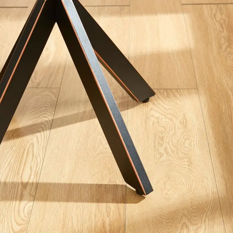 Table d'appoint avec plateau en verre de 19,7