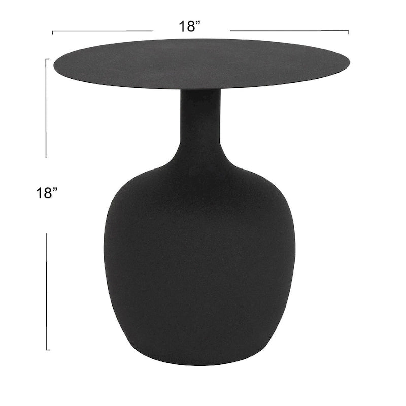 Table d'appoint en métal