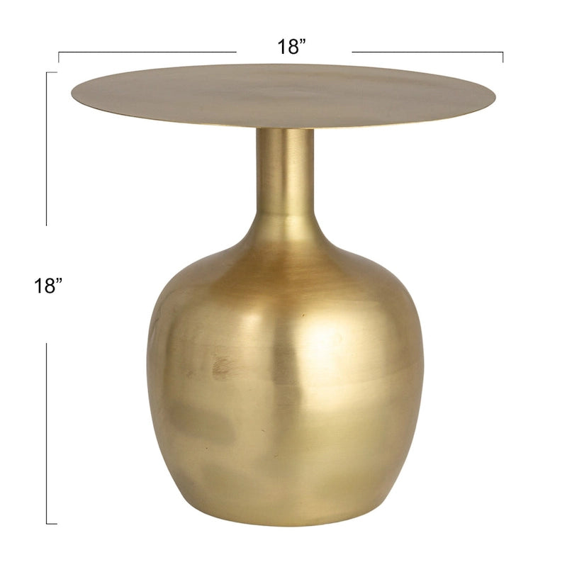 Table d'appoint en métal
