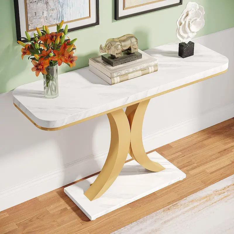 Console industrielle étroite de 101,6 cm de long pour entrée