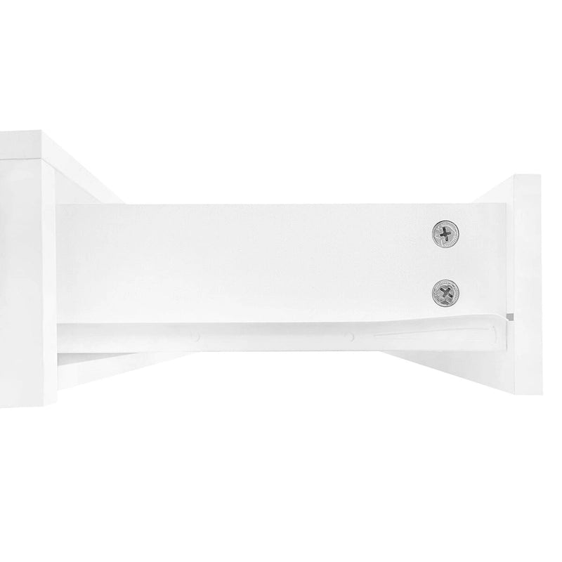 Table basse design brillante avec 4 tiroirs