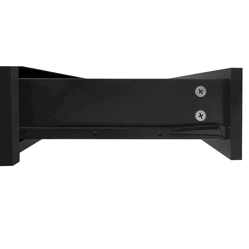 Table basse design brillante avec 4 tiroirs