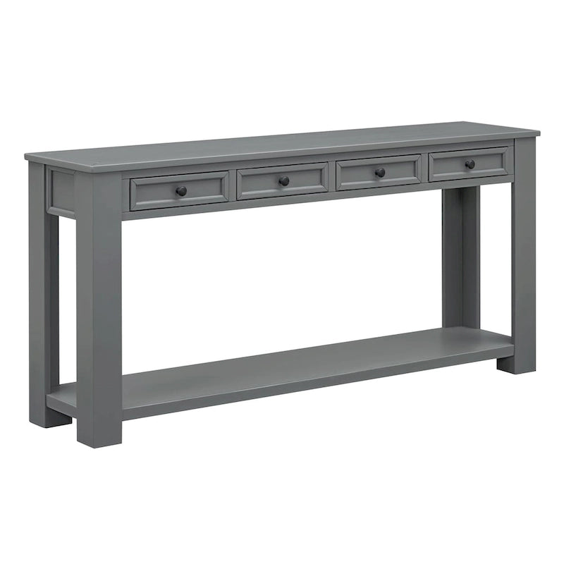 Console / Table d'appoint avec tiroirs de rangement et étagère inférieure pour entrée/couloir