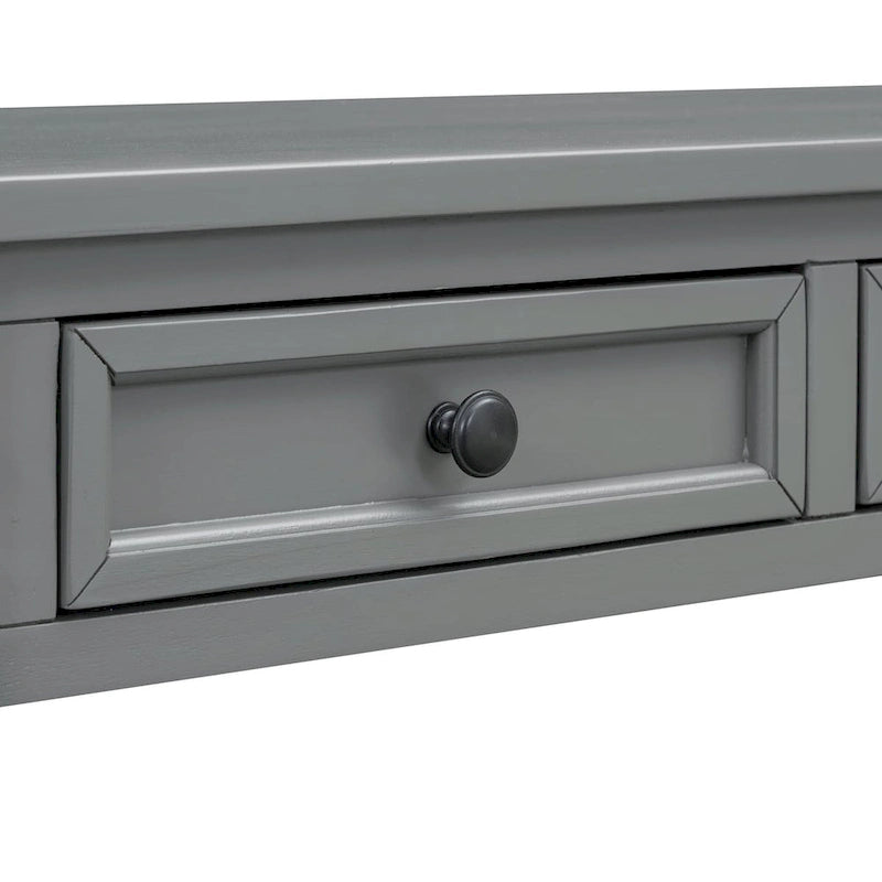 Console / Table d'appoint avec tiroirs de rangement et étagère inférieure pour entrée/couloir