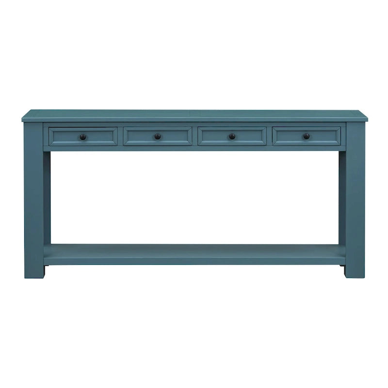 Console / Table d'appoint avec tiroirs de rangement et étagère inférieure pour entrée/couloir