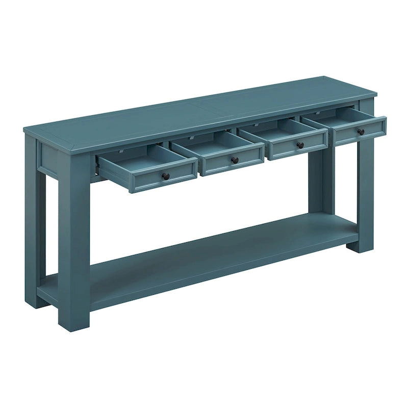 Console / Table d'appoint avec tiroirs de rangement et étagère inférieure pour entrée/couloir