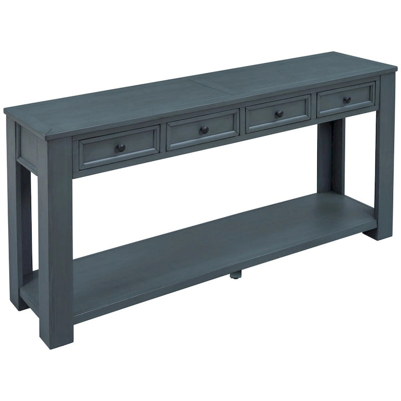 Console / Table d'appoint avec tiroirs de rangement et étagère inférieure pour entrée/couloir