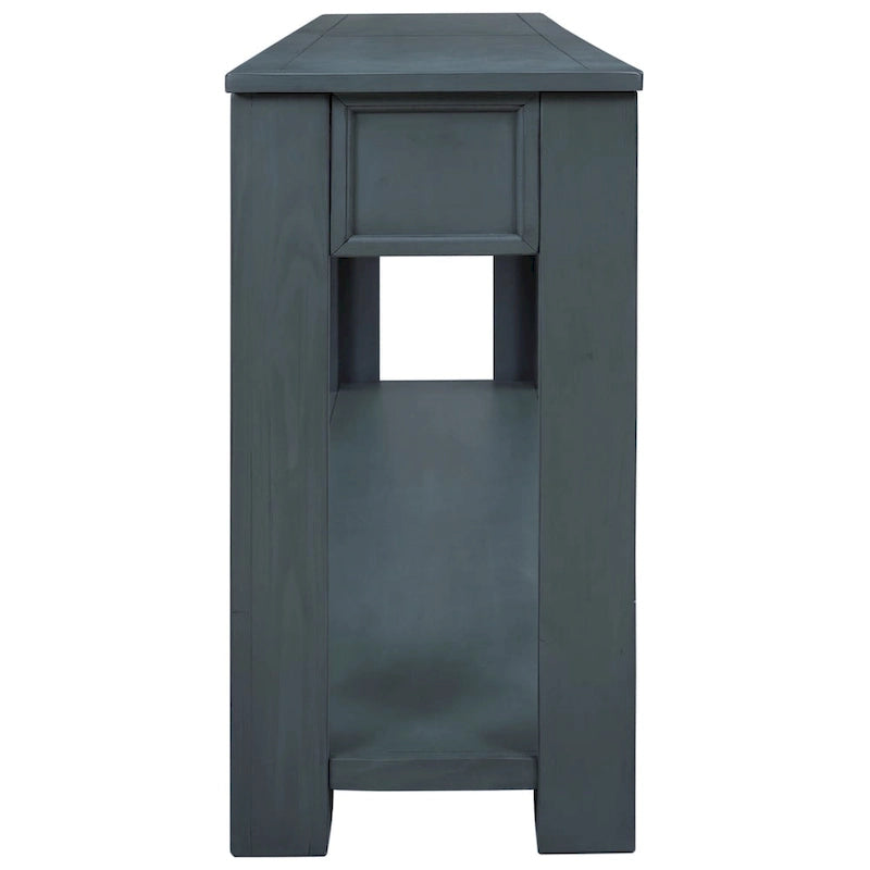 Console / Table d'appoint avec tiroirs de rangement et étagère inférieure pour entrée/couloir