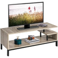 Meuble TV Yaheetech en bois pour petits espaces de salon