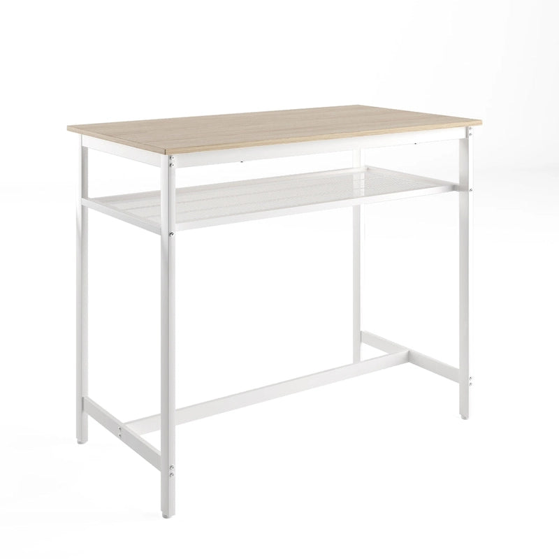 Ensemble de table de cuisine hauteur comptoir 5 pièces, table de bar avec 4 chaises